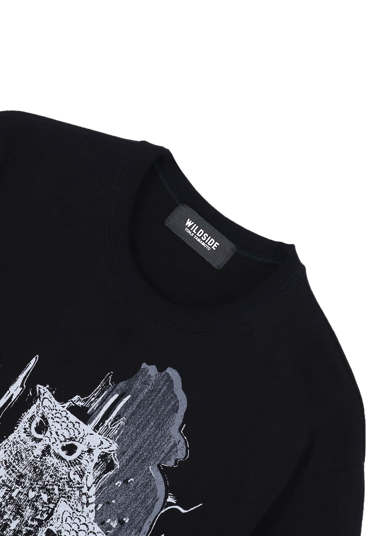 Owl T-shirt(M Black): YOHJI YAMAMOTO｜WILDSIDE YOHJI