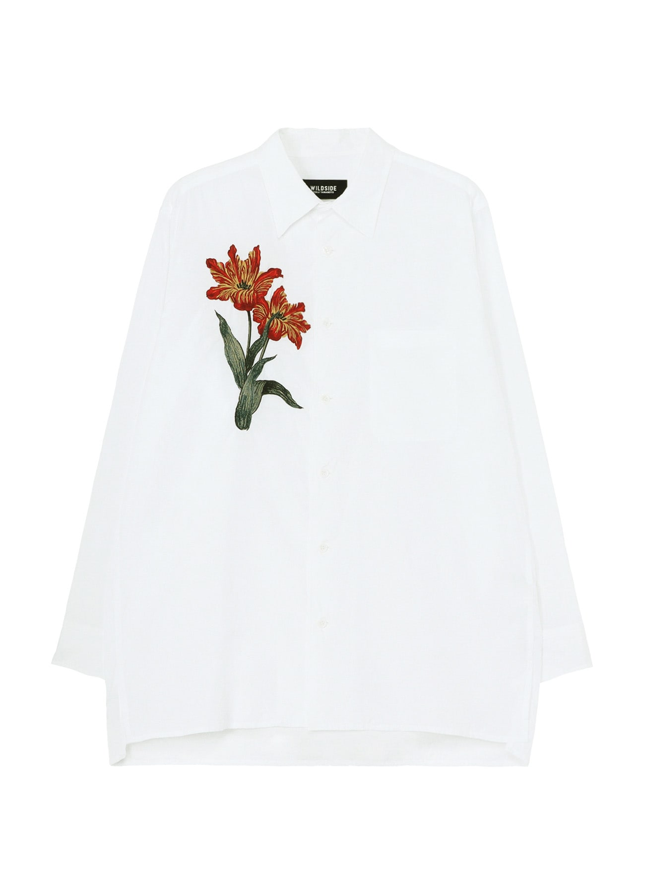 【10/30 12:00 Release】Flower Embroidery Shirt