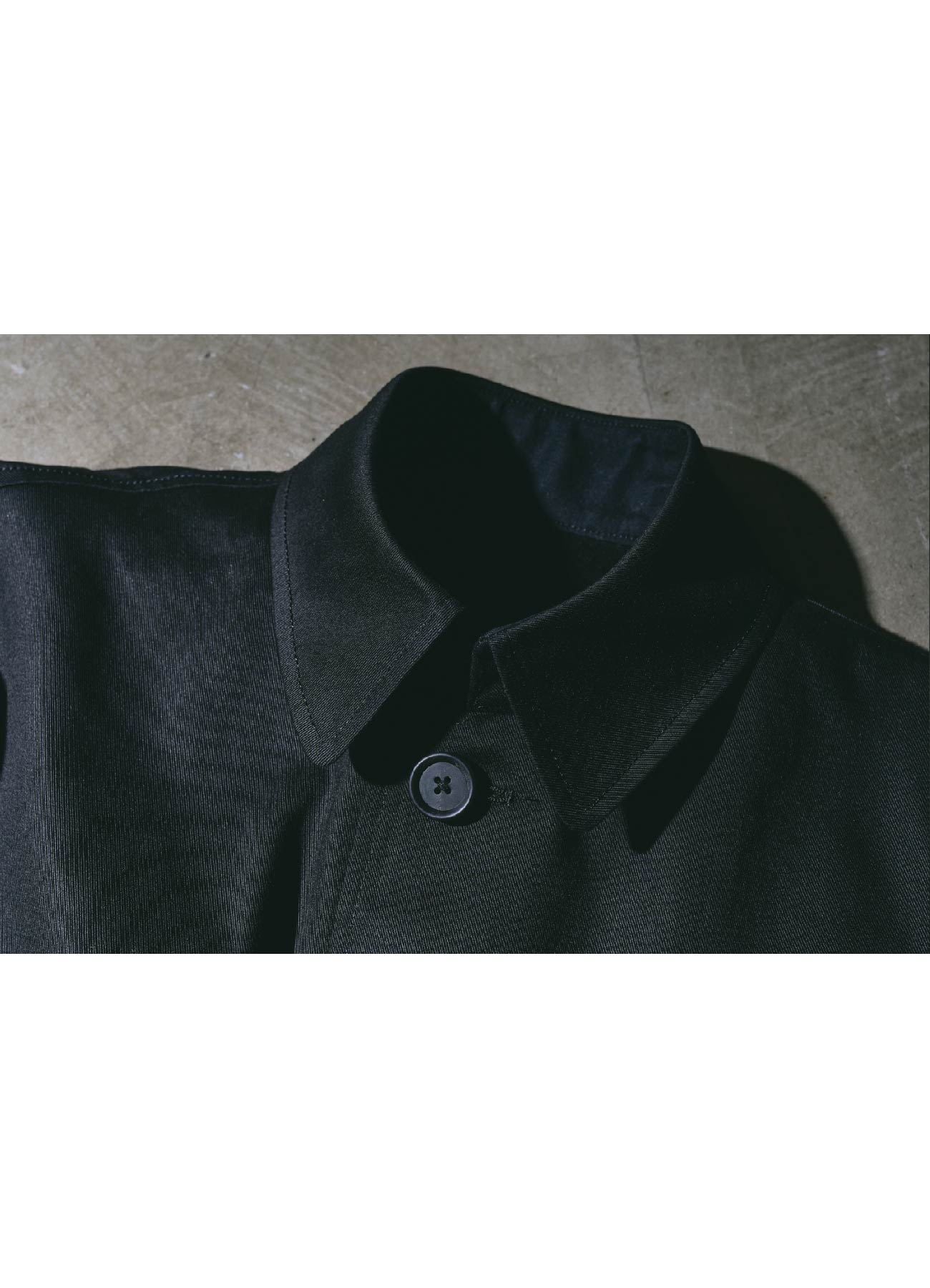 Cotton Chino China Jacket(M Black): YOHJI YAMAMOTO｜WILDSIDE