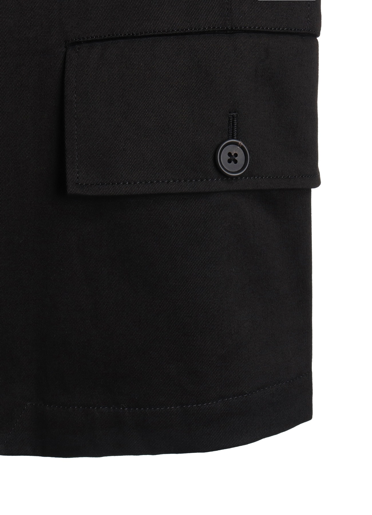 Cotton Chino Double Breasted Jacket(M Black): YOHJI YAMAMOTO Cotton Chino Double Breasted Jacket(M Black): YOHJI YAMAMOTO