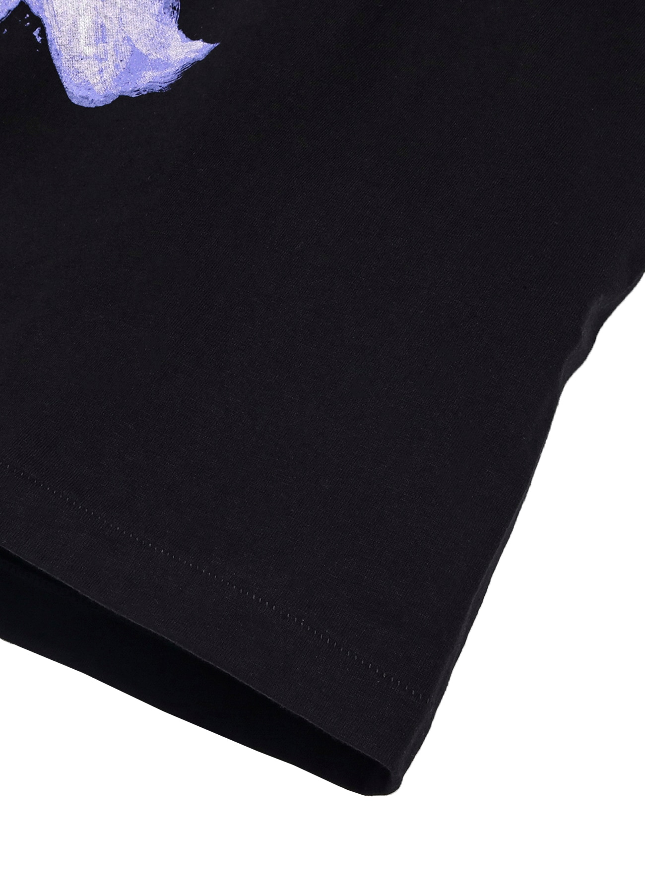 SAMURAI T-Shirt (purple)(FREE SIZE Black): YOHJI YAMAMOTO