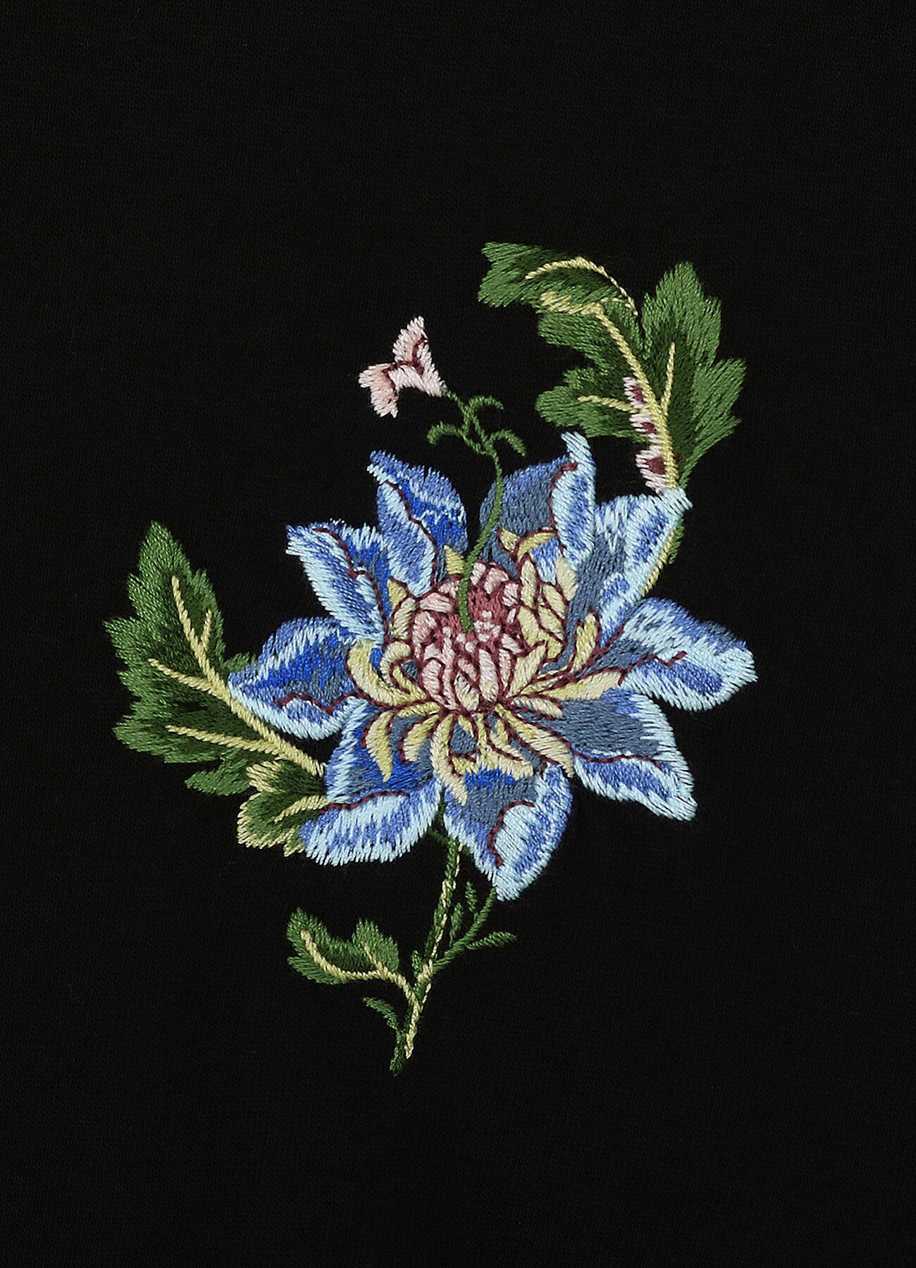 Embroidery Long Sleeve T-shirt(Queen of the Night)_6