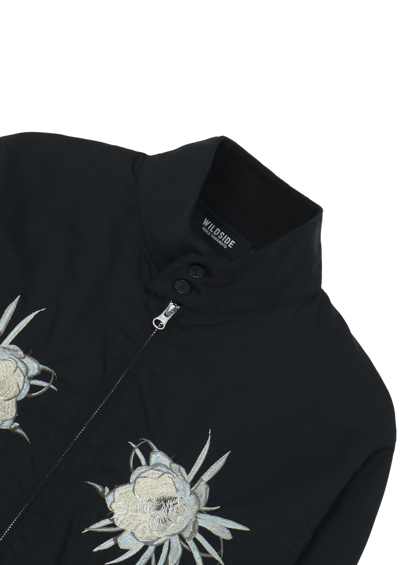 T/C Flower Embroidery Swingtop(M WHITE): YOHJI YAMAMOTO｜WILDSIDE YOHJI  YAMAMOTO（ワイルドサイド）【公式通販】