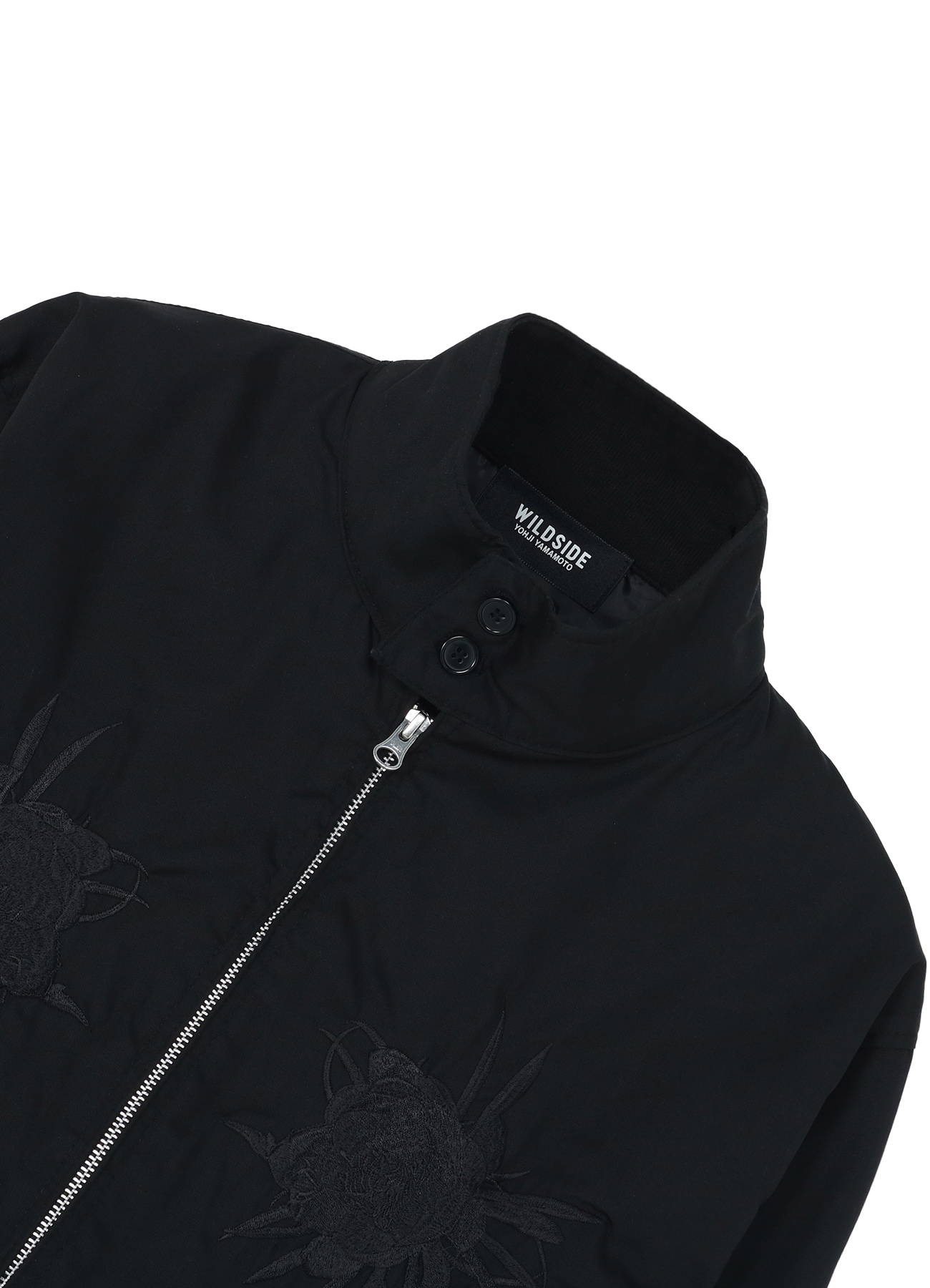 T/C Flower Embroidery Swingtop(BLACK)(M BLACK): YOHJI