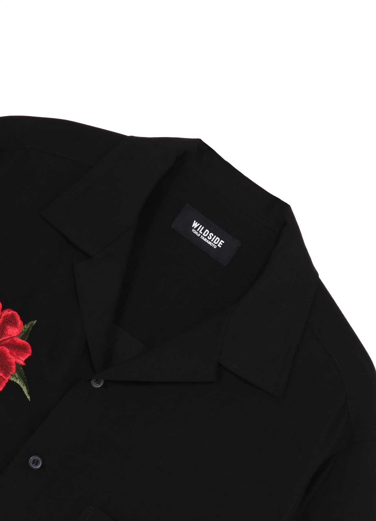 Embroidery Short Sleeve Shirt(Camellia)_3