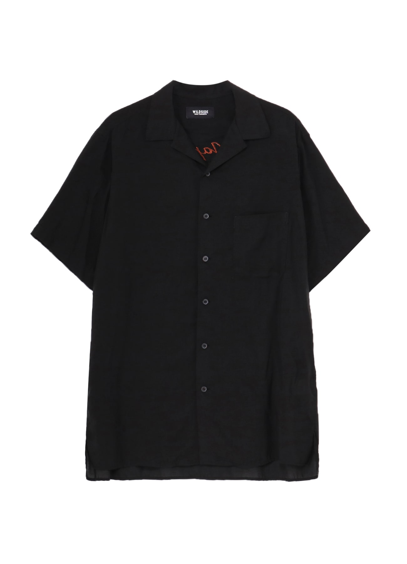 超ポイントアップ祭 Embroidery Short YOHJI Black): SIZE Shirt(Japan)(FREE Sleeve トップス