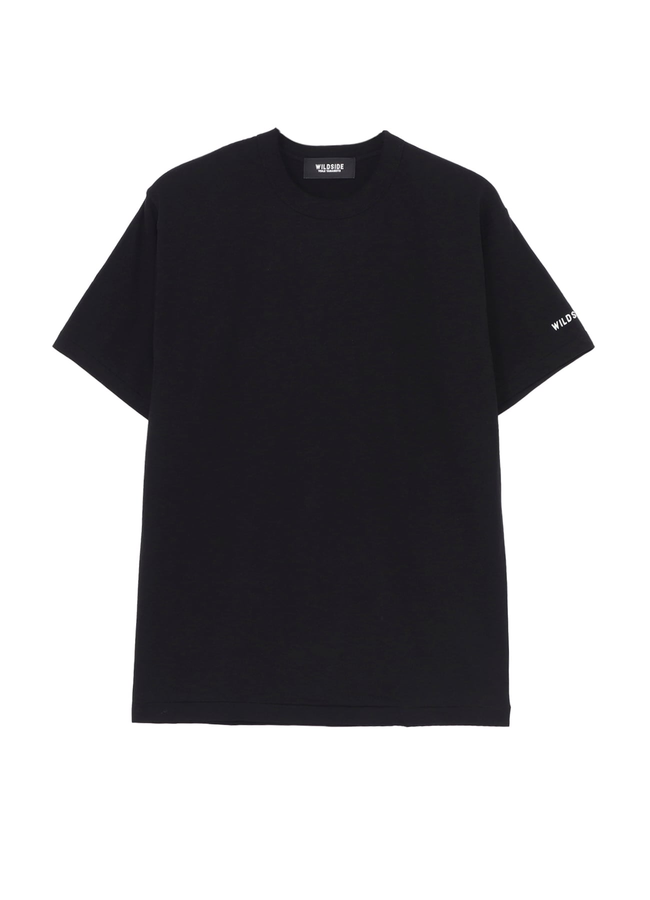 すぐにお届け♪ ヨウジヤマモト シングルジャージー 半袖Tシャツ ULTIMA JERSEY ROUND NECK SHORT SLEEVE TEE SHIRT BLACK