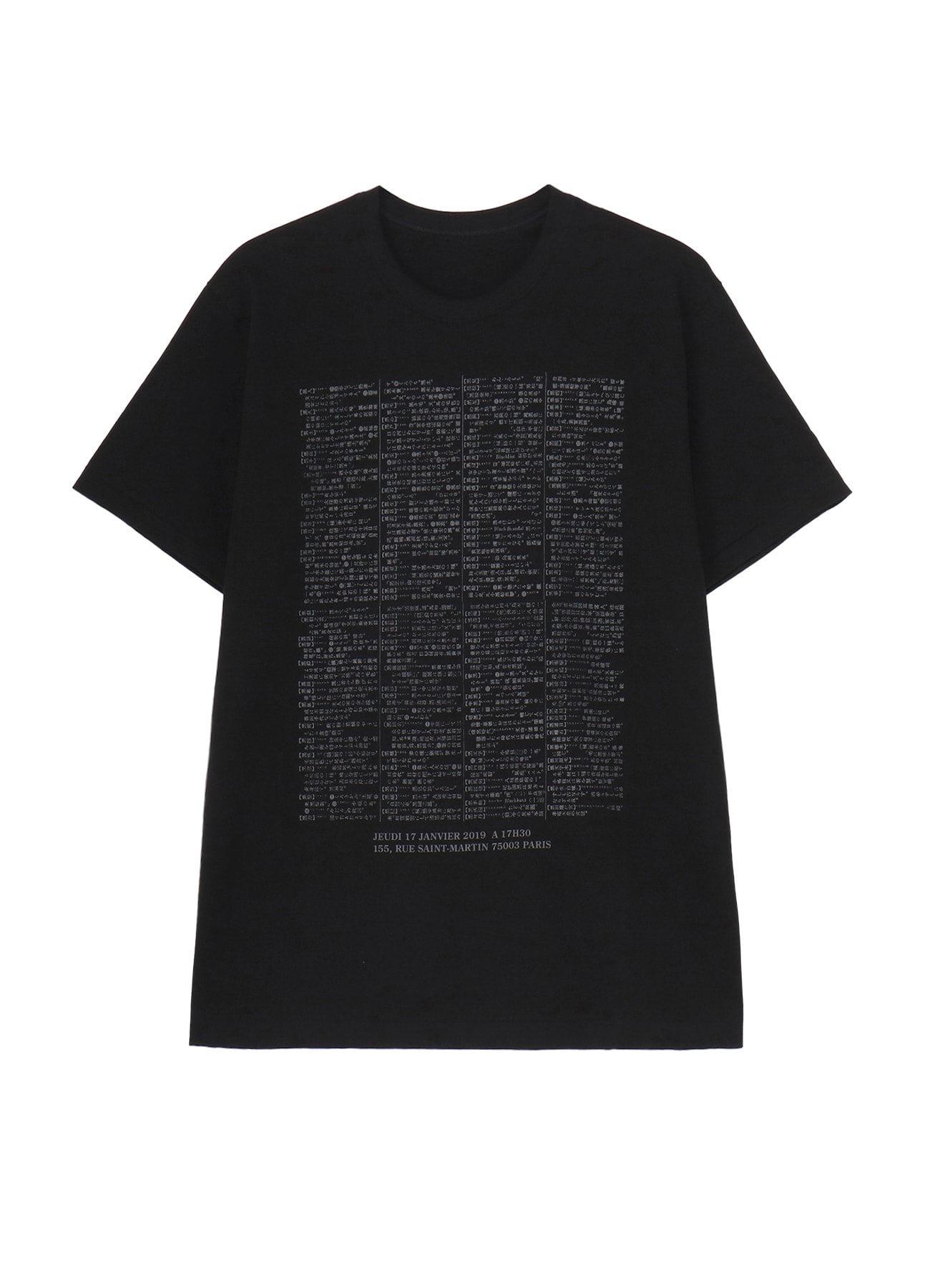 Yohji Yamamoto POUR HOMME  INVITATION T-Shirt（2019-20AW）_1