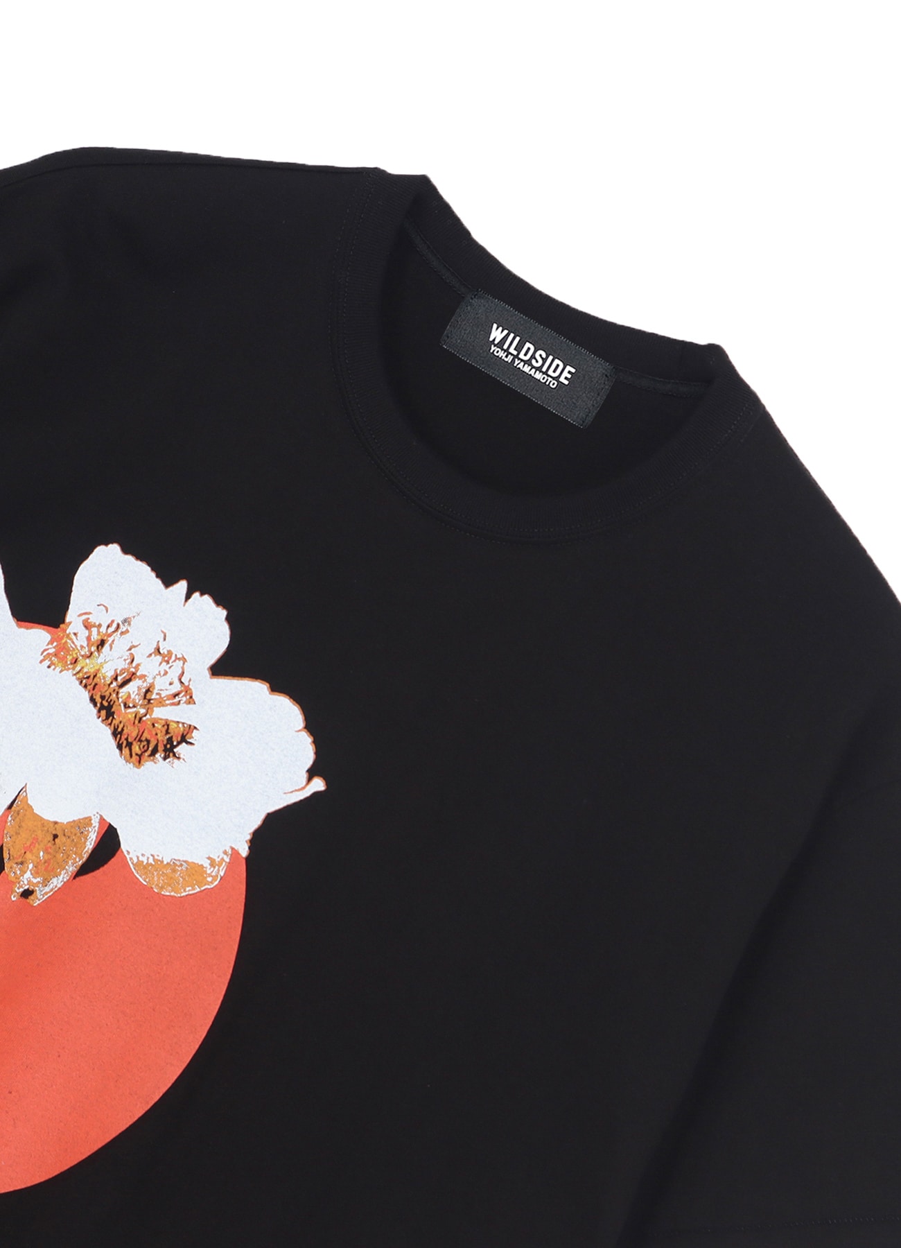 格安SALEスタート!の商品をすべて Red Circle YAMAMOTO｜WILDSIDE YOHJI Black): T-shirt(M Flower ネックレス・ペンダント