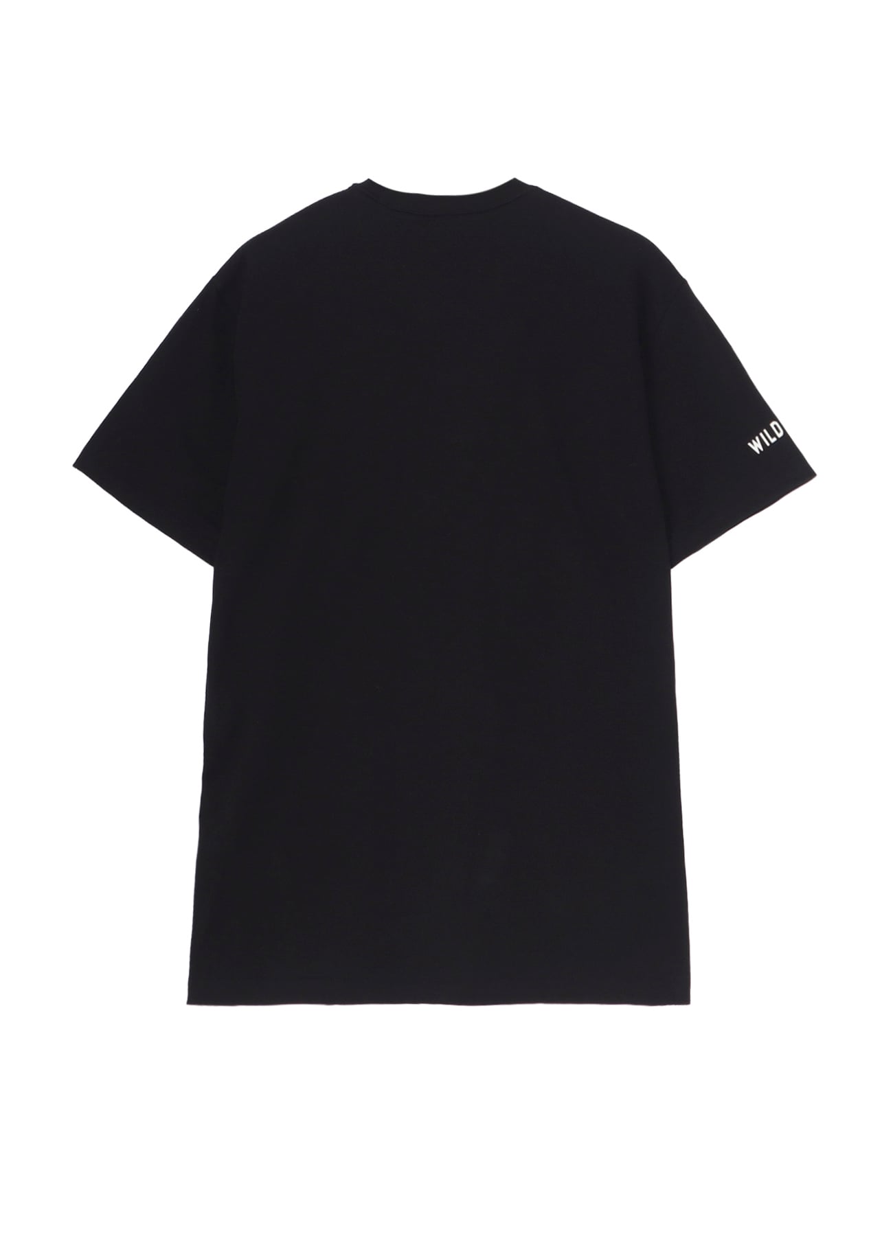 Blue Circle Flower T-shirt(M Black): YOHJI YAMAMOTO