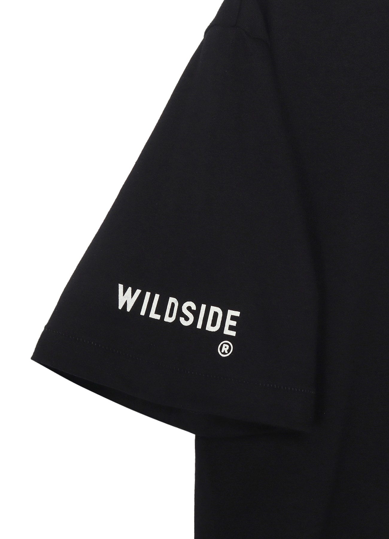 Blue Circle Flower T-shirt(M Black): YOHJI YAMAMOTO