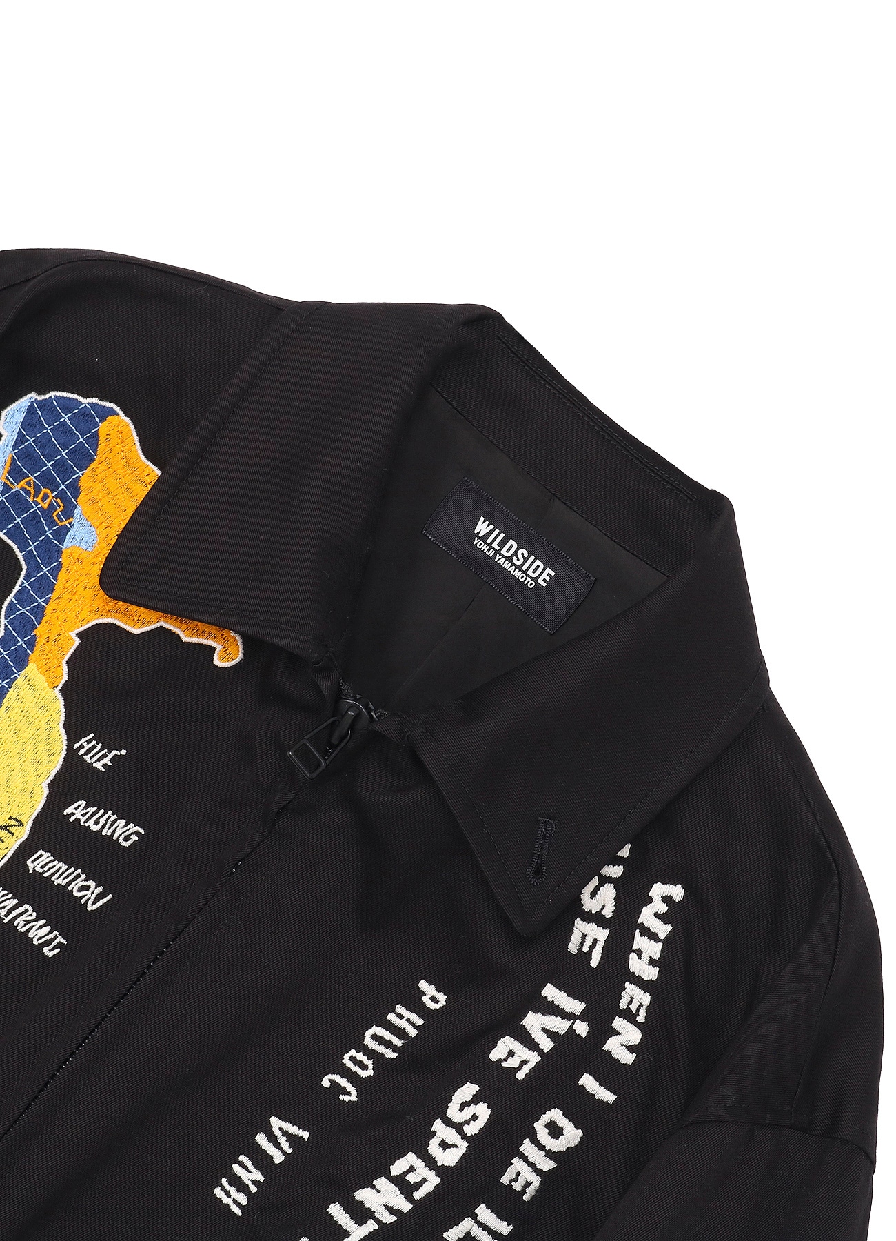 Cotton Chino Vietnam Jacket A(M Black): YOHJI YAMAMOTO Cotton Chino Vietnam Jacket A(M Black): YOHJI YAMAMOTO