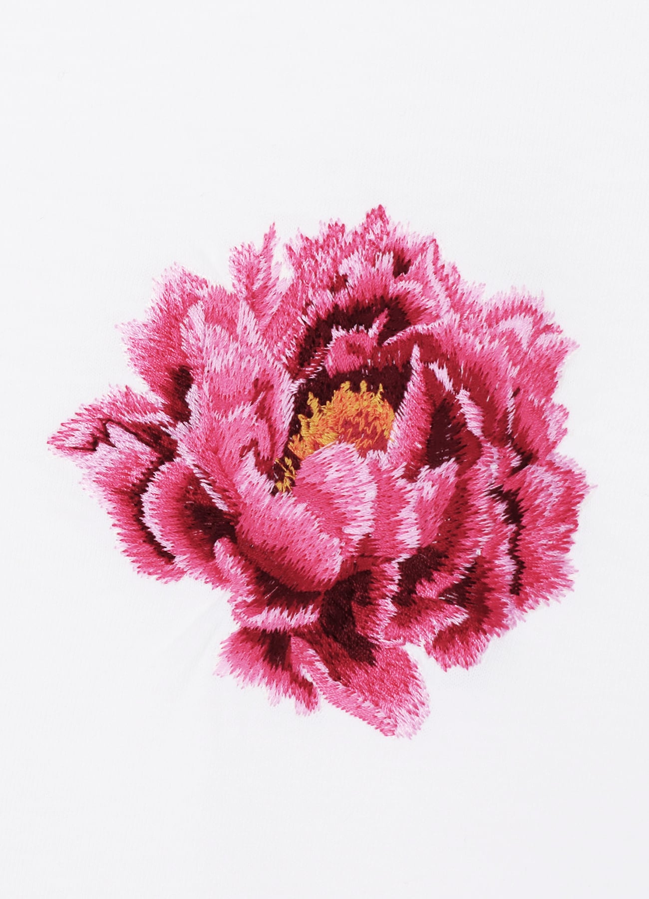 Embroidery Peony T-shirt_7