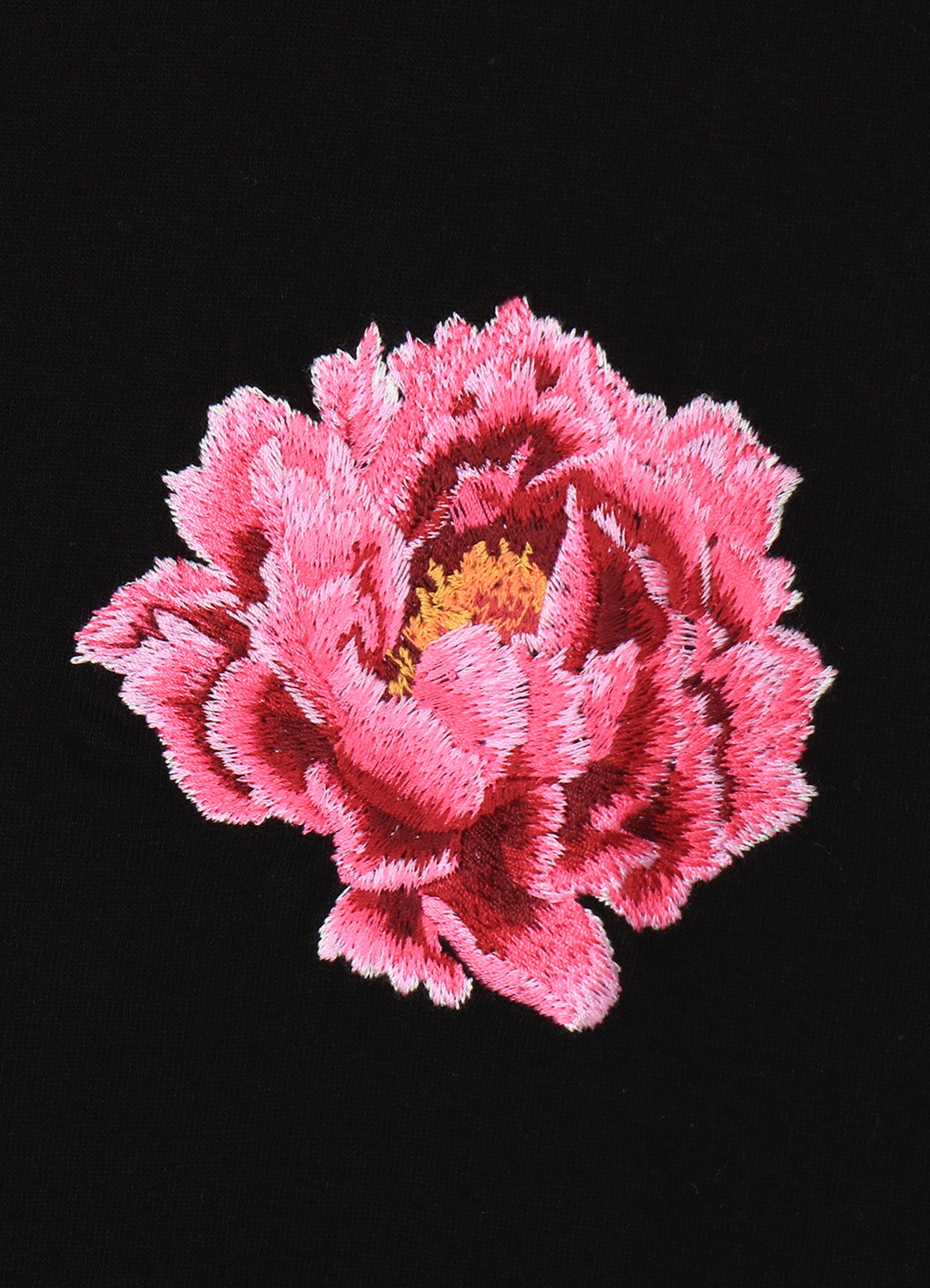 Embroidery Peony T-shirt_7