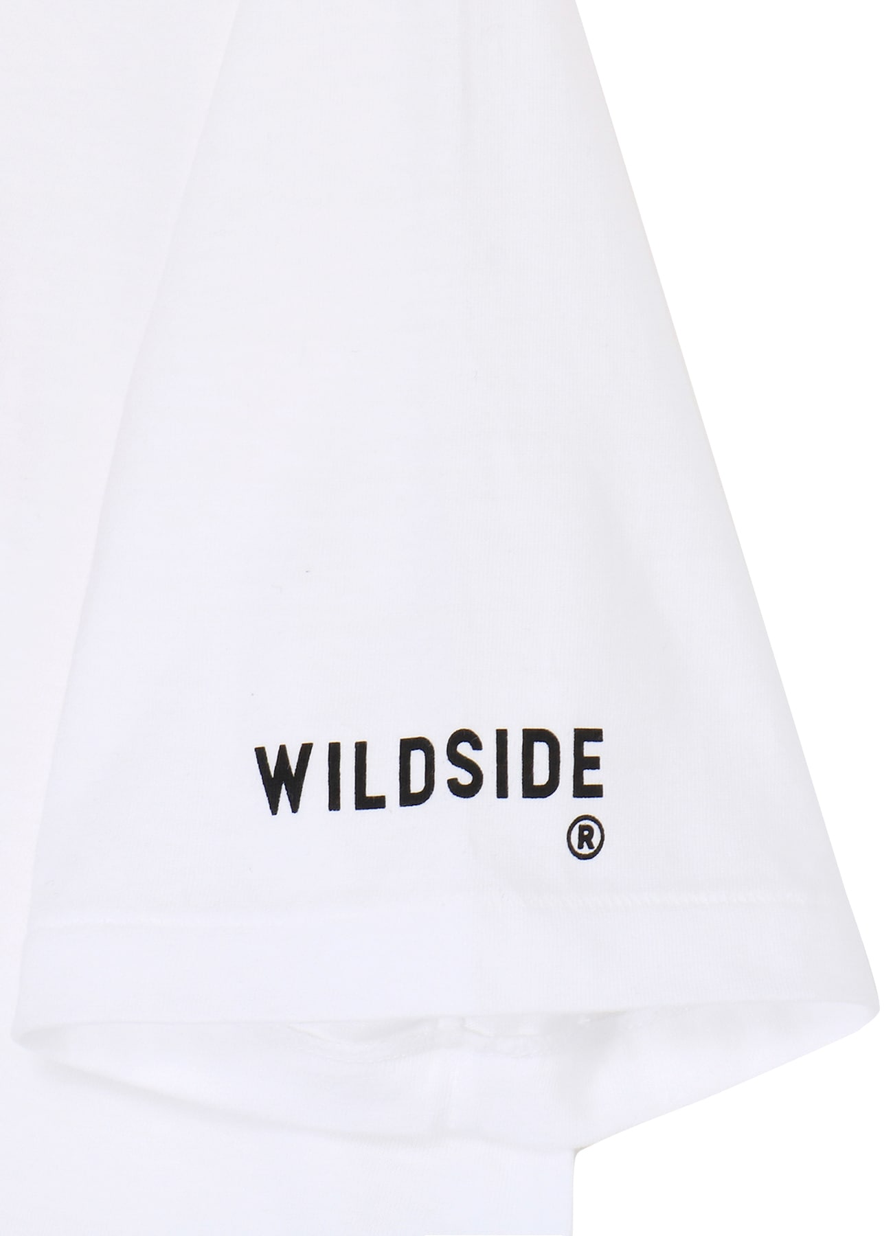 Embroidery Lily T-shirt(FREE SIZE White): YOHJI YAMAMOTO