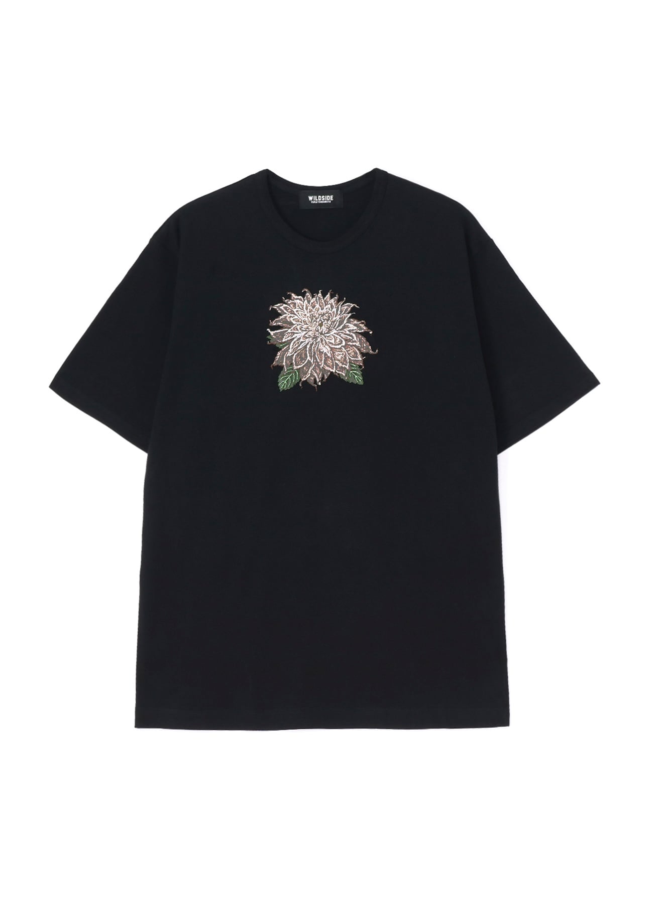 Embroidery Dahlia SS T-shirt