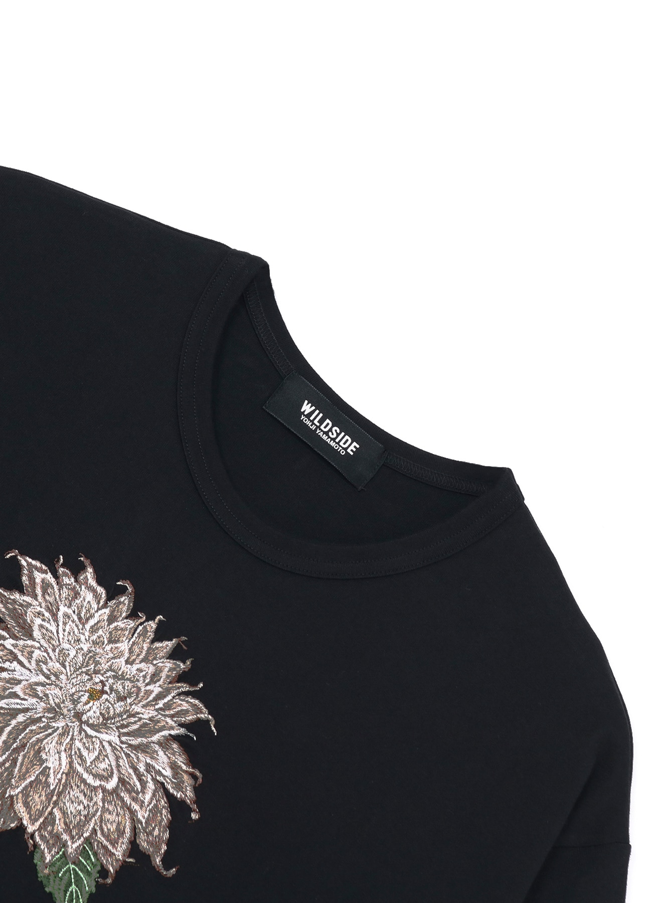 Embroidery Dahlia SS T-shirt