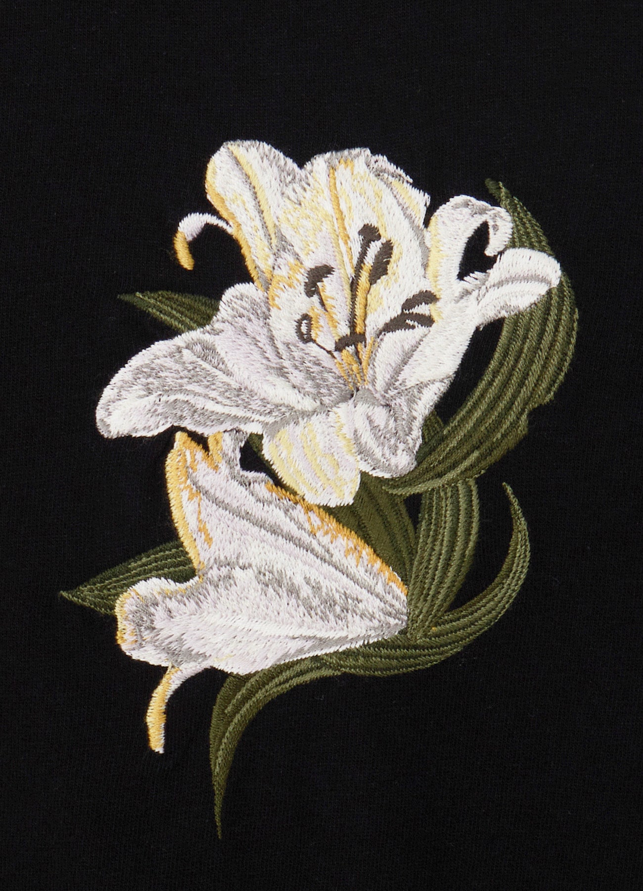 【6/24 12:00 発売】Lily Embroidery T-shirt_6