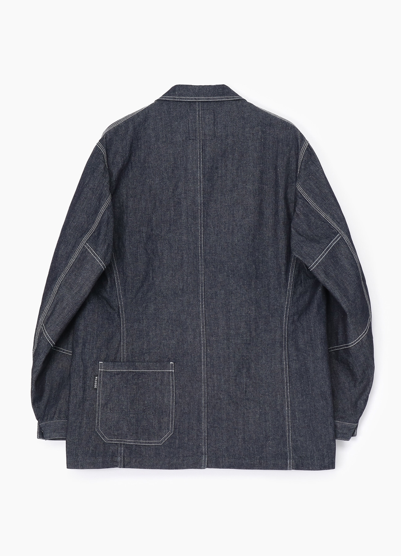 Stitch Denim Shirt Jacket 【BLACK】