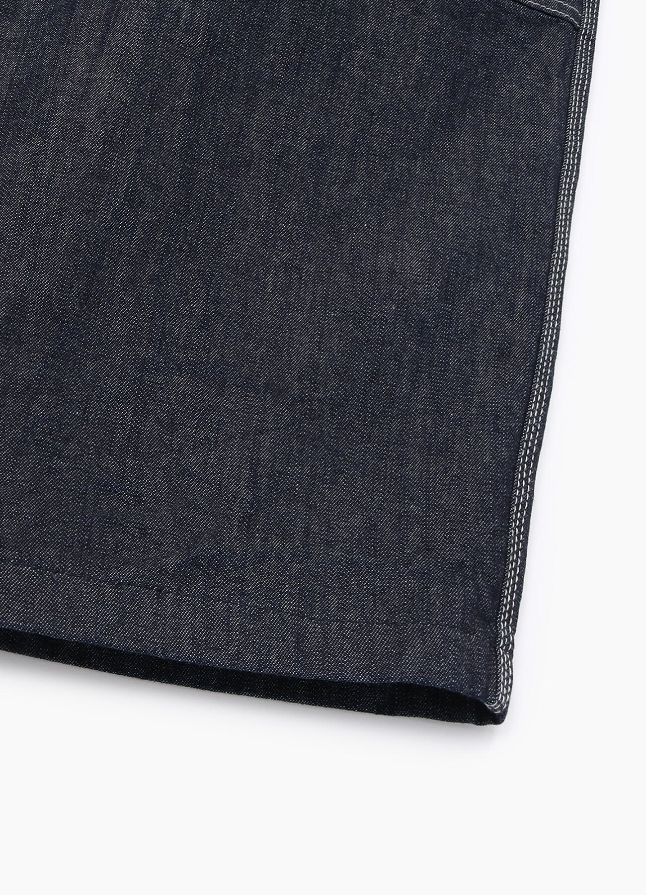 10oz Denim White Stitch Draw String Pants_4