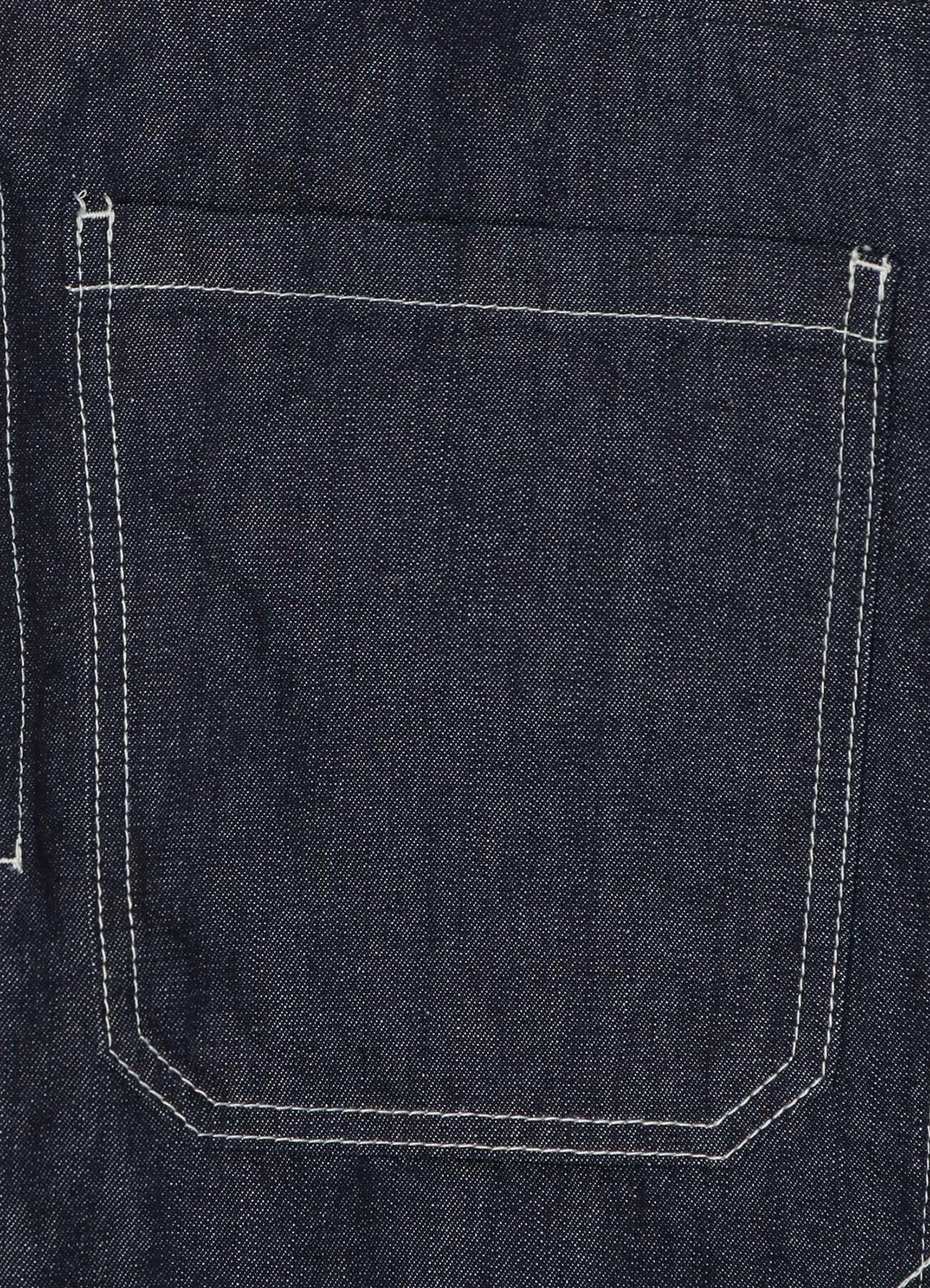 10oz Denim White Stitch Draw String Pants_5