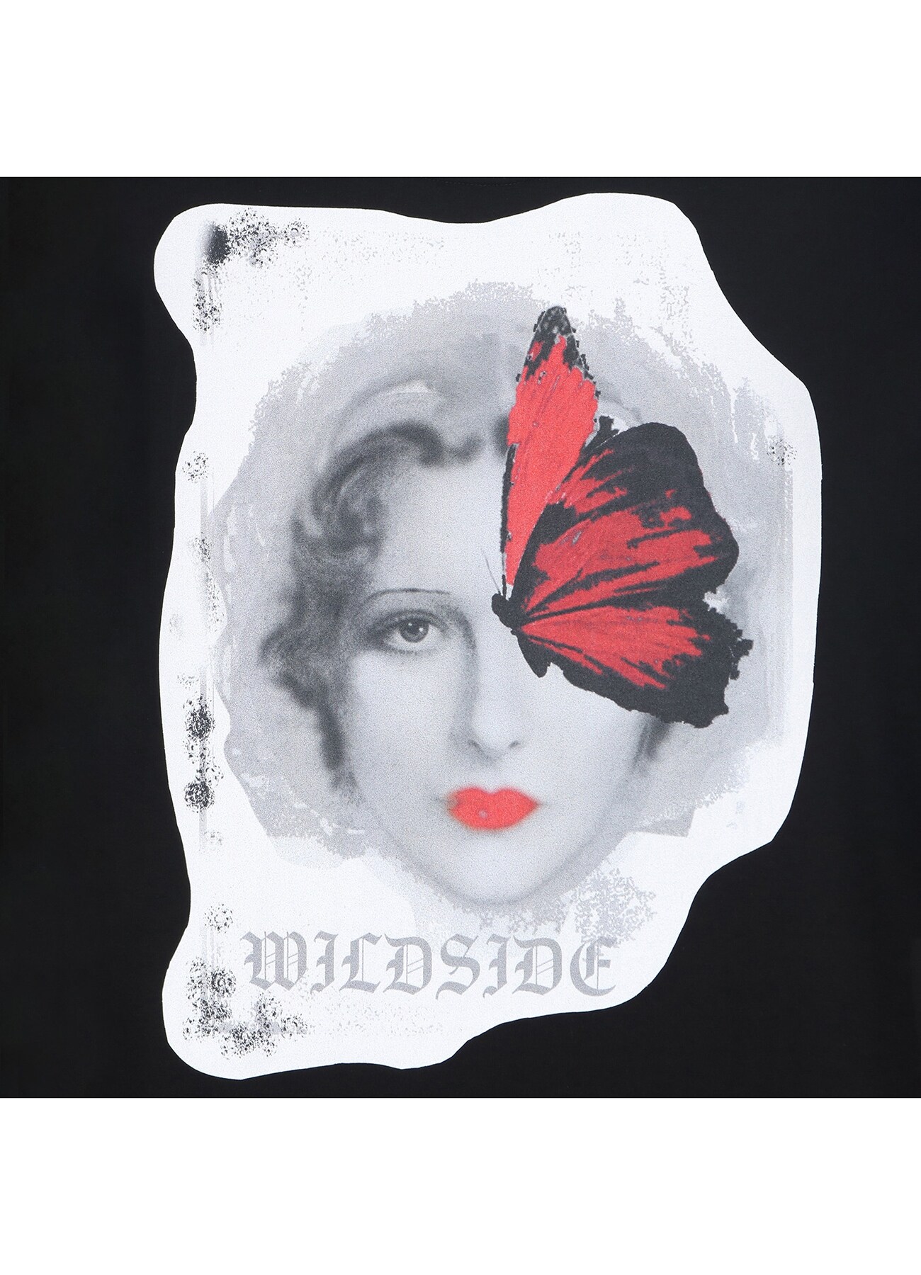Portrait Black T-shirt (Papillon)_6