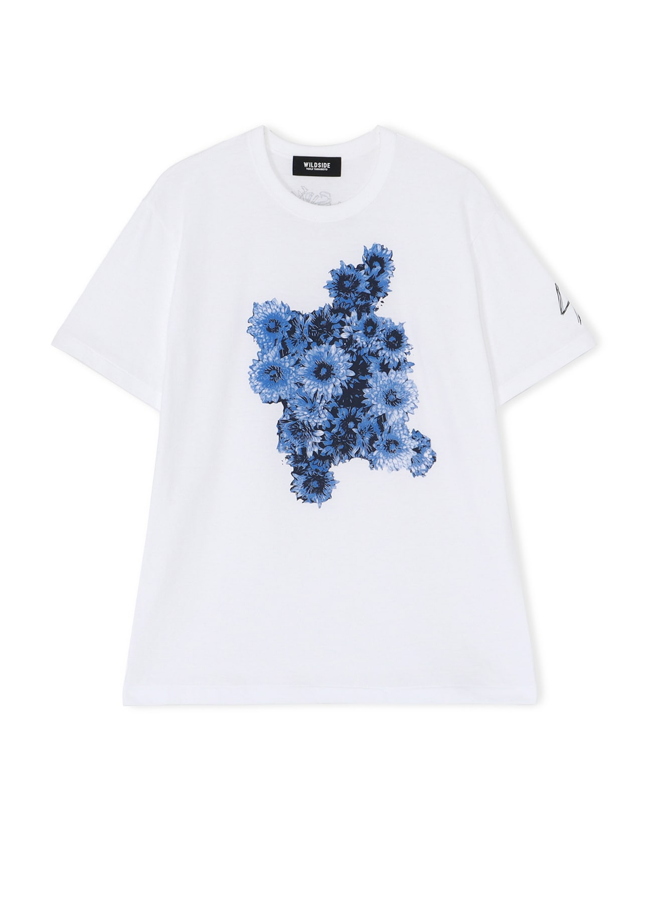 Y's Yohji yamamoto フラワープリントTシャツメンズ - Tシャツ
