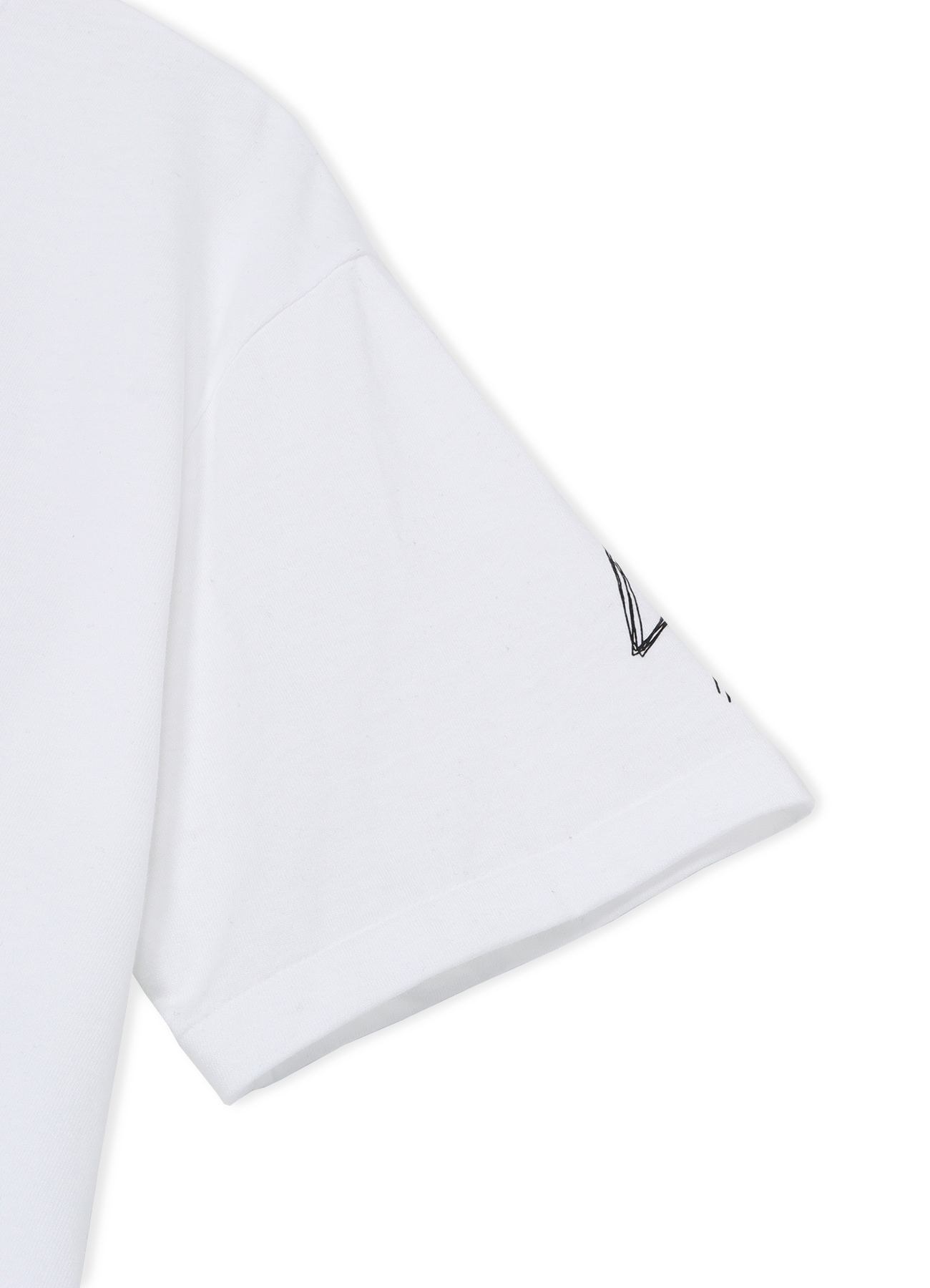 Flower Gloss Tee ホワイト 新品 Flower T-shirt(FREE SIZE WHITE): YOHJI YAMAMOTO｜WILDSIDE
