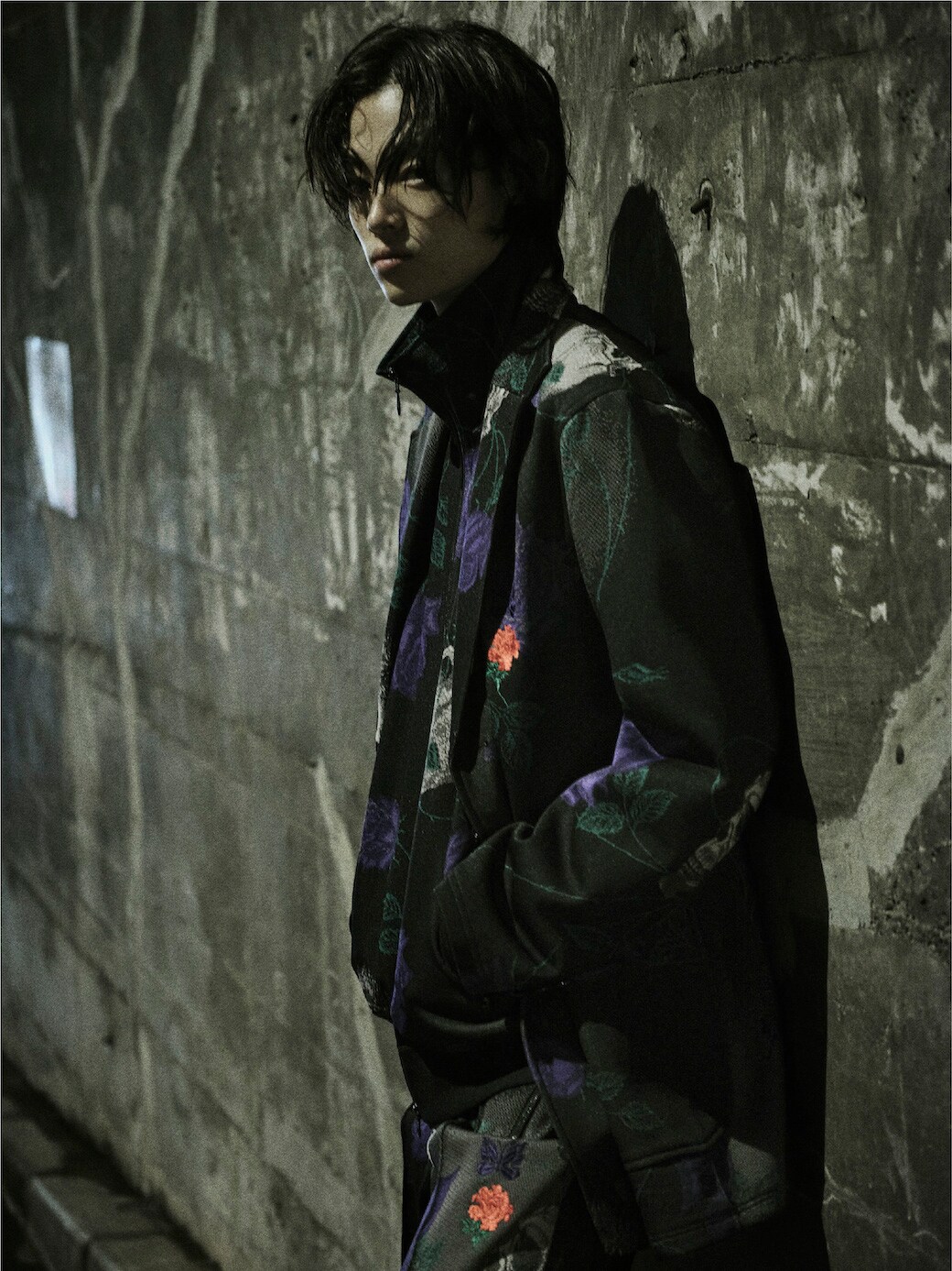 Yohji yamamoto WILDSIDE×Needles スカルローズJK-